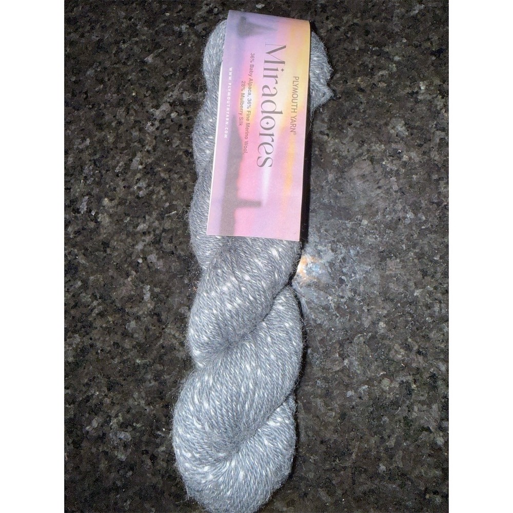 Plymouth Yarn Miradores Lace Yarn 50g 131yd Anchors A' Gray #32